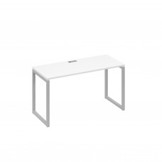 Стол письменный на металлокаркасе QUATTRO белый премиум / металлокаркас серый А4 С4 004 БП