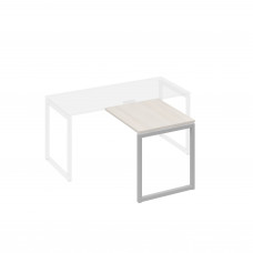 Брифинг-приставка каркасе QUATTRO металлический дуб / металлокаркас серый А4 С4 073 ДШ