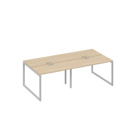 Станция 4х120 рабочая на металлокаркасе QUATTRO дуб скандинавский / металлокаркас серый А4 С4 170-2 ДК