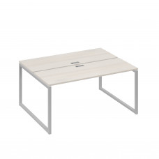 Рабочая станция каркасе QUATTRO (2х160) дуб / металлокаркас серый А4 С4 172 ДШ