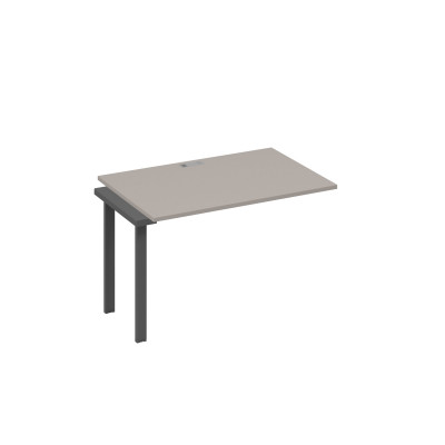 Секция 120 рабочей станции опоры UNO мокко премиум / металлокаркас антрацит А4 А1 023-1 МП