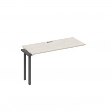 Секция стола 140 рабочей станции каркас QUATTRO дуб / металлокаркас антрацит А4 А4 004-1 ДШ