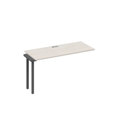 Секция стола 140 рабочей станции каркас QUATTRO дуб / металлокаркас антрацит А4 А4 004-1 ДШ