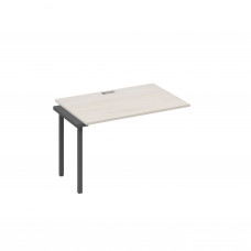 Секция стола рабочей станции опоры DUE дуб / металлокаркас антрацит А4 А2 023-1 ДШ