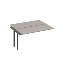 Секция рабочей станции на каркасе DUE (2х140) мокко премиум / металлокаркас антрацит А4 А2 171-1 МП