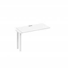 Секция 120 рабочей станции на металлокаркасе TRE белый премиум / металлокаркас белый А4 Б3 003-1 БП