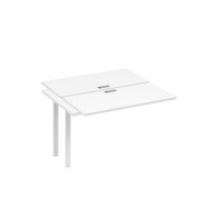 Секция станции на металлокаркасе UNO 2х120 белый премиум / металлокаркас белый А4 Б1 170-1 БП