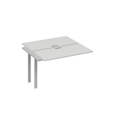 Секция стола рабочей станции на металлокаркасе TRE (2х120) серый / металлокаркас серый А4 С3 170-1 СЕ