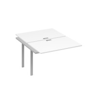 Секция стола станции на каркасе TRE 2х120 серый / металлокаркас серый А4 С3 176-1 БП