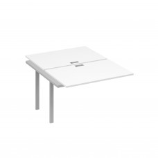 Секция стола станции на каркасе TRE 2х120 серый / металлокаркас серый А4 С3 176-1 БП