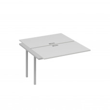 Секция стола рабочей станции каркас DUE (2х120) серый / металлокаркас серый А4 С2 173-1 СЕ