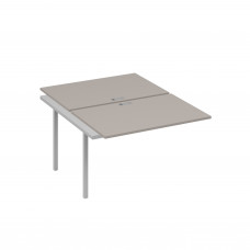 Секция стола на каркасе QUATTRO (2х120) мокко премиум / металлокаркас серый А4 С4 176-1 МП
