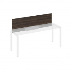 Экран настольный фронтальный для стола 180 с кабель-каналом дуб ристретто/ металлокаркас серый А4 С 834 ДР