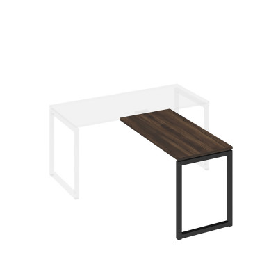 Брифинг-приставка металлокаркас QUATTRO дуб ристретто/ металлокаркас антрацит А4 А4 072 ДР