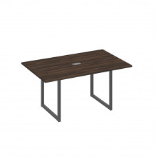 Стол 160 каркас QUATTRO для переговоров дуб ристретто/ металлокаркас антрацит А4 А4 121 ДР
