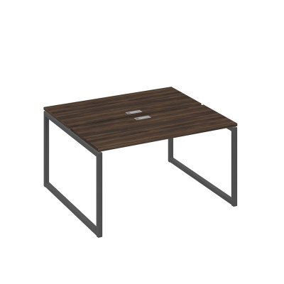 Станция (2х140) офисная с металлокаркасом QUATTRO дуб ристретто/ металлокаркас антрацит А4 А4 171 ДР