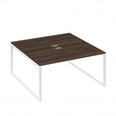 Станция (2х160) рабочая на каркасе QUATTRO дуб ристретто/ металлокаркас белый А4 Б4 178 ДР