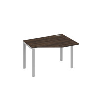 Стол эргономичный правый "Техно" на металлокаркасе UNO дуб ристретто/ металлокаркас серый А4 С1 052 ДР