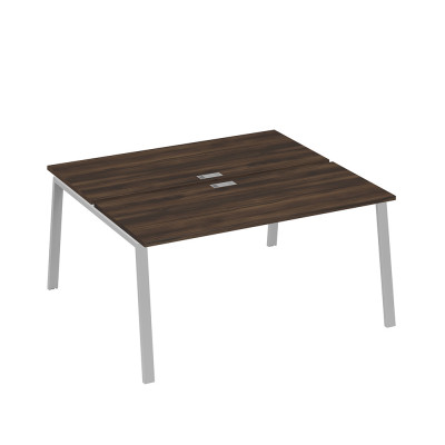 Станция 2х160 на опорах TRE дуб ристретто/ металлокаркас серый А4 С3 175 ДР