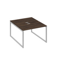 Рабочая станция 2х120 на металлокаркасе QUATTRO дуб ристретто/ металлокаркас серый А4 С4 173 ДР
