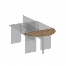 Приставка к столу без опоры дуб шамони темный К.207 ШТ