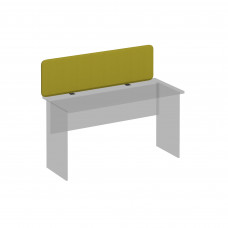 Экран настольный фронтальный тканевый, лайм, для стола 140 МР А 865 LN17