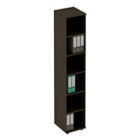 Стеллаж высокий узкий венге темный ФР 396 ВТ
