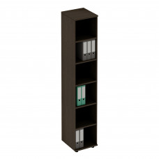 Стеллаж высокий узкий венге темный ФР 396 ВТ