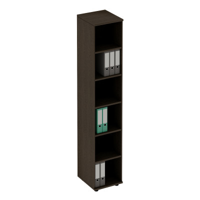 Стеллаж высокий узкий венге темный ФР 396 ВТ