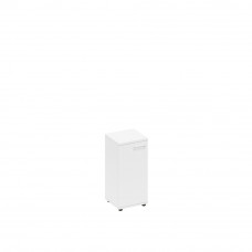 Шкаф низкий узкий закрытый белый премиум А1 9451 БП