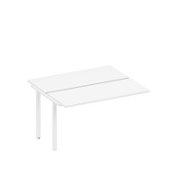 Секция стола рабочей станции на металлокаркасе белый премиум / белый гладкий А1 БГ 171.1-1 БП