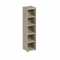 Стеллаж узкий высокий дуб скандинавский ПТ 746 ДК