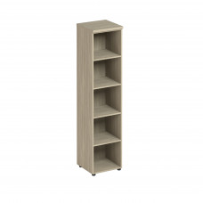 Стеллаж узкий высокий дуб скандинавский ПТ 746 ДК