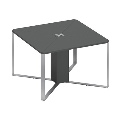 Стол для переговоров 1-секционный антрацит премиум / антрацит премиум / антрацит премиум СП 101 АР АР АР ХР
