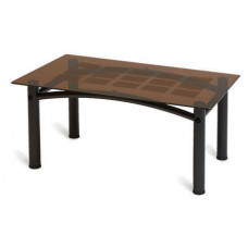 Стол журнальный Робер-3М черный/тонированное стекло Р-3М ч/т