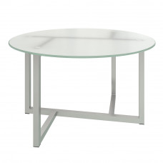 Стол журнальный Триада-11СМ металлик/матовое стекло ТД-11СМ м/м