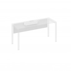 Экран стола 180 с кабель-каналом белый премиум / металлокаркас белый А4 Б 844 БП