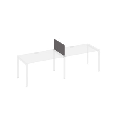 Экран промежуточный тканевый с наполнителем и кронштейнами серый / металлокаркас серый А4 С 873 BA50