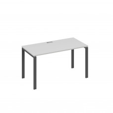Стол письменный на металлокаркасе UNO серый / металлокаркас антрацит А4 А1 014 СЕ