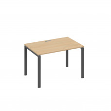 Стол письменный на металлокаркасе UNO натуральный дуб / металлокаркас антрацит А4 А1 023 НД