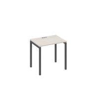 Стол письменный на металлокаркасе DUE дуб / металлокаркас антрацит А4 А2 001 ДШ