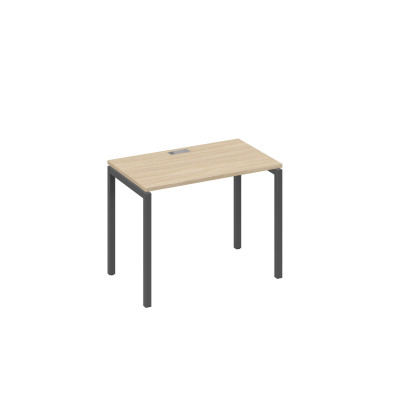Стол письменный на металлокаркасе DUE дуб скандинавский / металлокаркас антрацит А4 А2 002 ДК