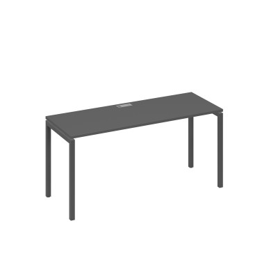 Стол письменный на металлокаркасе DUE антрацит премиум / металлокаркас антрацит А4 А2 005 АР