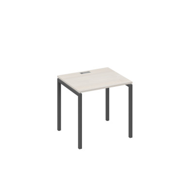 Стол письменный на металлокаркасе DUE дуб / металлокаркас антрацит А4 А2 011 ДШ