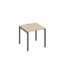 Стол письменный на металлокаркасе DUE дуб скандинавский / металлокаркас антрацит А4 А2 021 ДК