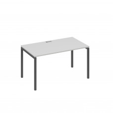 Стол письменный на металлокаркасе DUE серый / металлокаркас антрацит А4 А2 024 СЕ