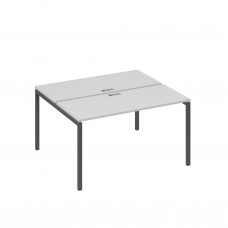 Рабочая станция на опорах DUE (2х140) серый / металлокаркас антрацит А4 А2 171 СЕ