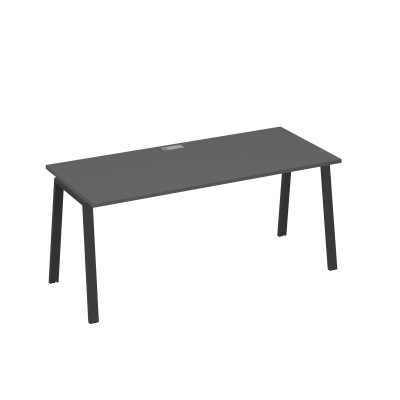 Стол письменный на металлокаркасе TRE антрацит премиум / металлокаркас антрацит А4 А3 016 АР