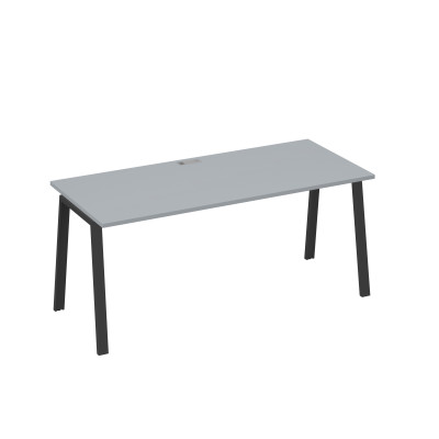 Стол письменный на металлокаркасе TRE серый / металлокаркас антрацит А4 А3 016 СЕ