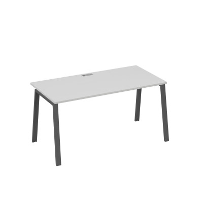 Стол письменный на металлокаркасе TRE серый / металлокаркас антрацит А4 А3 025 СЕ